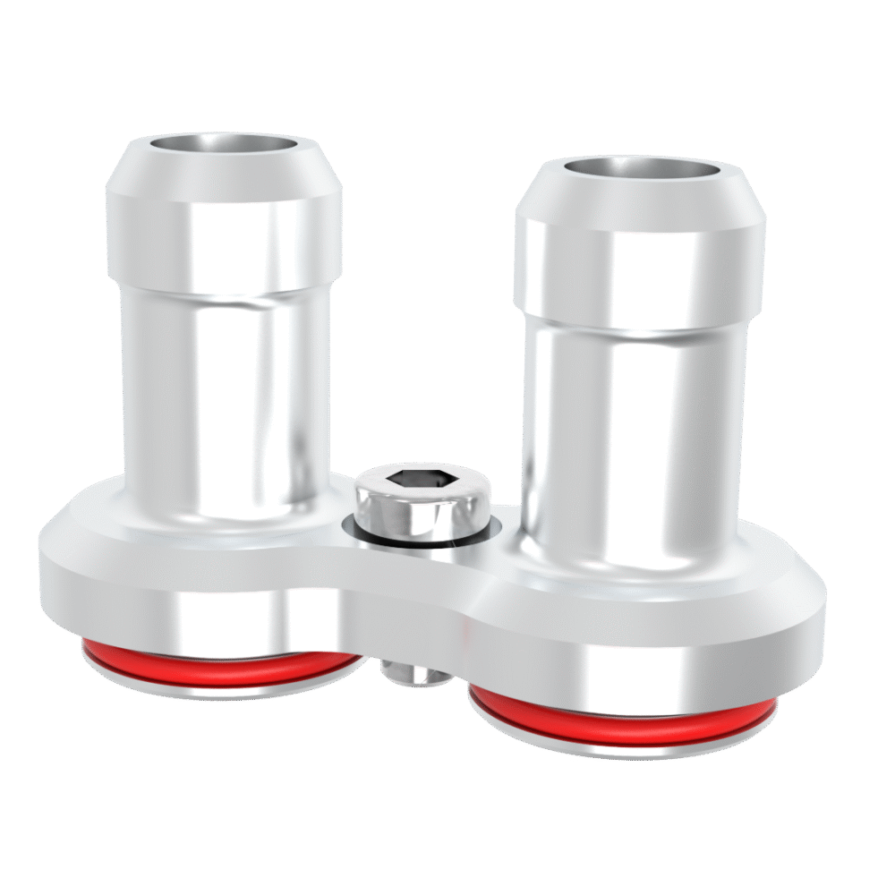 Coolant fitting 180°